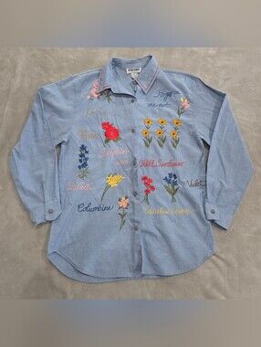 Alfred Dunner Floral Embroidered Longsleeve